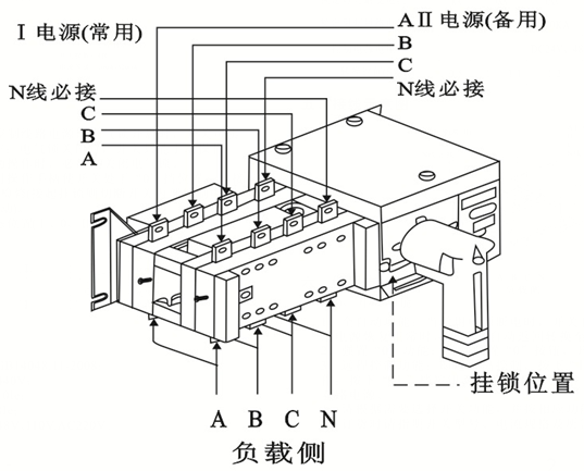 双电源的接线